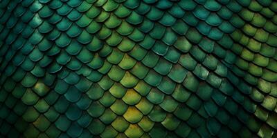 Dragon scale texture. Dragon, dinosaur skin background. Squama of fish, mermaid, reptile or fantasy monster. Monster leather background. Abstract fantasy pattern. photo