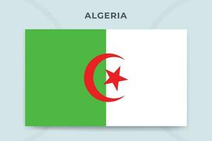 Algeria national flag design template vector