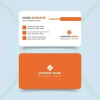Modern Company Business Card Template For Your Business Agency vector