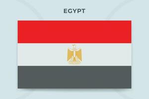 Egypt national flag design template vector