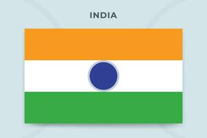 India nacional bandera diseño modelo vector