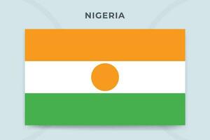 Niger national flag design template vector