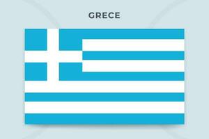 grece nacional bandera diseño modelo vector