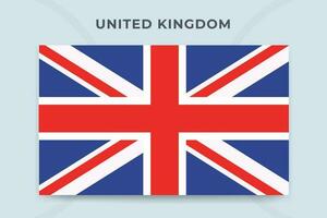 United Kingdom national flag design template vector