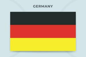 Germany national flag design template vector