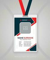 Modern and clean Identity card Template design vector