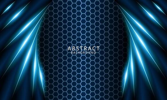 Luxury blue abstract modern background for social media design vector