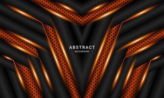 Orange modern abstract background for social media design wallpaper vector illustration