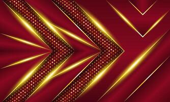 Red gold modern abstract background for social media design wallpaper vector