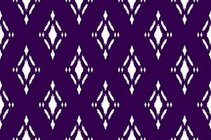 Fabric ikat pattern art. Ethnic seamless pattern traditional. American, Mexican style. vector