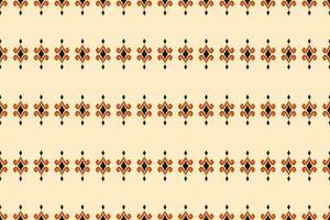 Motif ethnic pattern art. Ikat ethnic seamless pattern in tribal. Indian style. vector