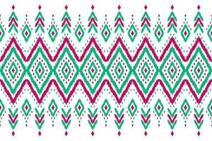 Carpet ethnic tribal pattern art. Ethnic ikat seamless pattern. American, Mexican style. vector