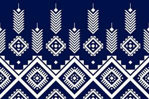 Ethnic Aztec pattern art. Geometric seamless pattern in tribal, folk embroidery, and Mexican style. vector