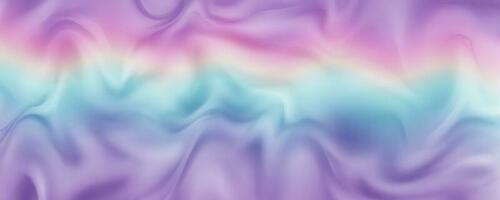 Abstract color rainbow gradient background. Wavy fluid liquid texture. Vibrant flow curved folds. Multicolor blurred vector wallpaper.