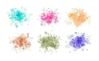 watercolor vector stains. background for texts