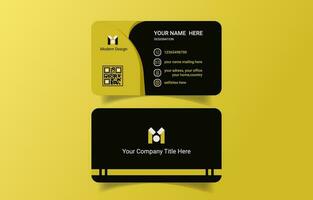 Premium creative corporate business card vector