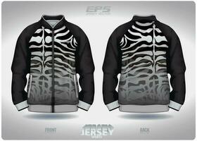 9.EPS jersey sports shirt vector.Dog pattern design, illustration, textile background for sports long sleeve sweater vector