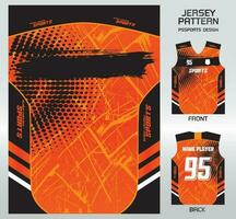 Orange Basketball Jersey Vector Art, Icons, and Graphics for Free