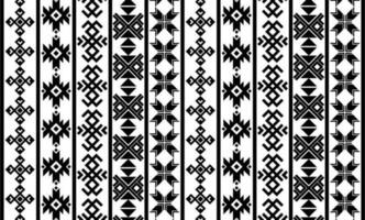 Ikat Traditional Seamless Ethnic Pattern vector