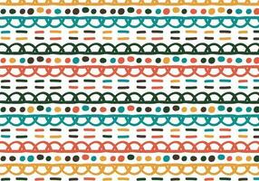 Colourful stripes fabric pattern vector