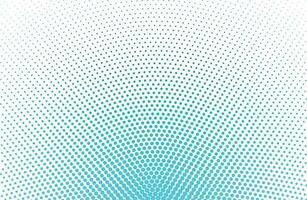 Blue round halftone pattern vector