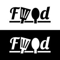 food icon logo design template vector