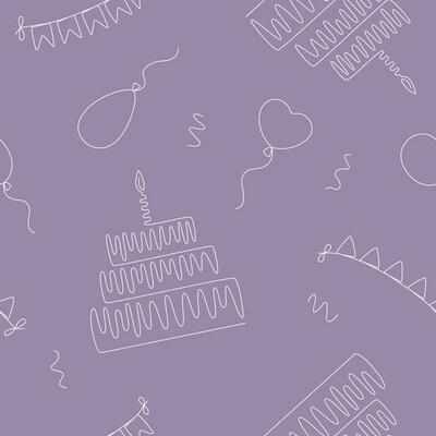 Purple Birthday Background Vector Art, Icons, and Graphics for Free