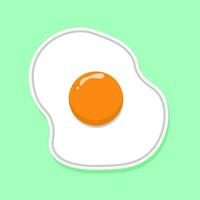 Fried egg vector illustration