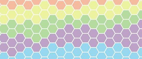 Abstract futuristic hexagon with glowing light background. Geometric hexagonal metal shape background. Honeycomb mosaic background. Random waving motion canvas pattern. vector