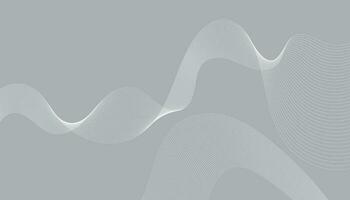 Abstract bright wave isolated on white background. Background design with diagonal line pattern in grey color. Gray and white abstract background with flowing waves. vector