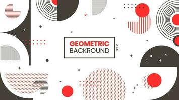 Geometric circle Background vector