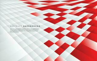 red white modern abstract background design vector