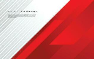 red white modern abstract background design vector