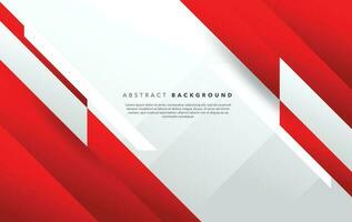 red white modern abstract background design vector