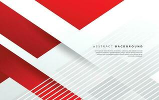 red white modern abstract background design vector