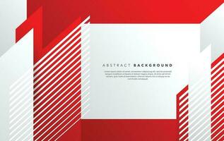 red white modern abstract background design vector