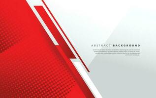 red white modern abstract background design vector