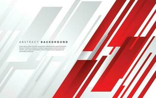 red white modern abstract background design vector