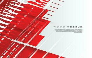 red white modern abstract background design vector