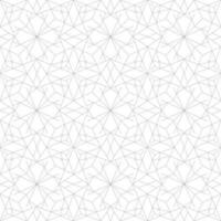 Abstract geometric pattern with crossing thin straight lines. Stylish texture in gray color. Seamless linear pattern. vector