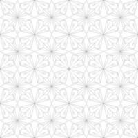 Abstract geometric pattern with crossing thin straight lines. Stylish texture in gray color. Seamless linear pattern. vector