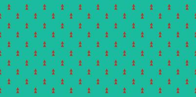 Seamless pattern with red triangle on green background.Texture for web, print, textile, wallpaper, gift wrapping paper and other. vector
