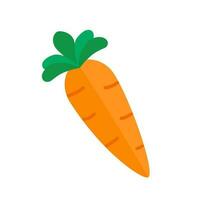 Carrot icon is designed simply for gardening or designs related to plants, especially carrots. vector