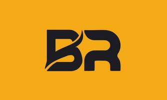 BR logo design vector icon design