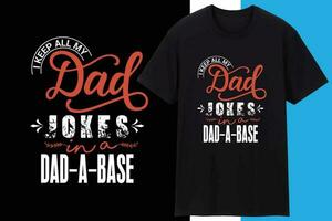 Creative Trendy Awesome Powerful Dad Or Father T shirt Design vector