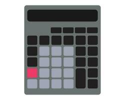 Calculator Keys Flat Icon vector