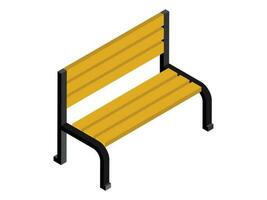 Park Bench Icon vector