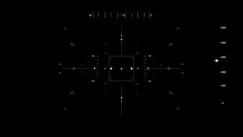 Satellit Geographisches Positionierungs System Bewegung Antenne Analyse . Benutzer Schnittstelle. Luft- und Raumfahrt im das vereinigt Zustände Luft Gewalt. Flugzeug Flugzeuge erkannt durch Satellit Kamera. ui und ai Schnittstelle, modern Militär- Technologie video