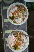 Chicken Porridge, Indonesian traditional food photo