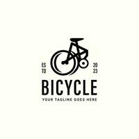 vector bicicleta logo modelo diseño